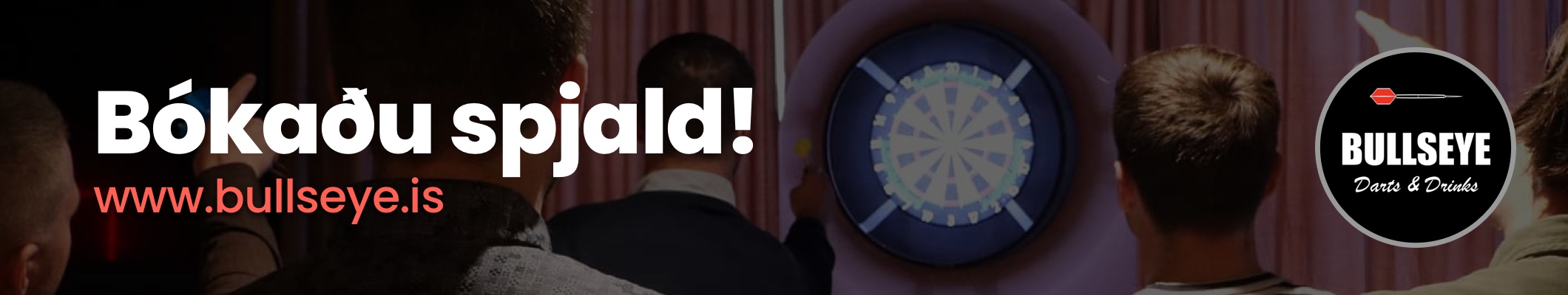 Bullseye Darts & Drinks – Bókaðu spjald