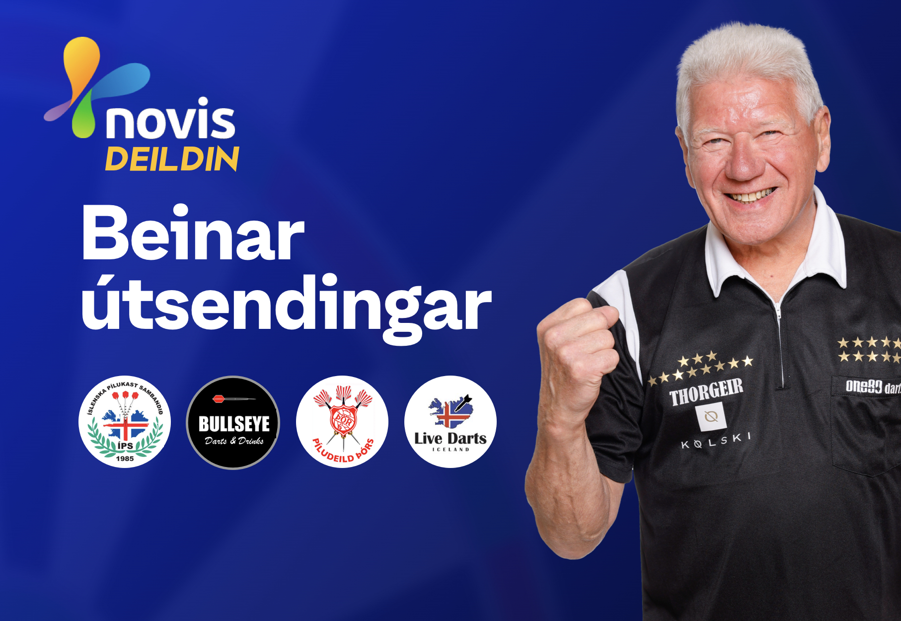 NOVIS deildin 3. umf & DARTUNG – Beinar útsendingar