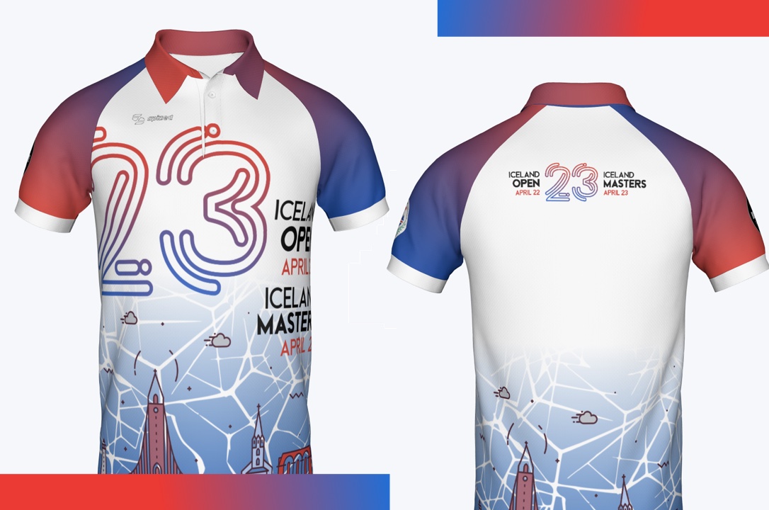 Order your Official Iceland Open/Masters jersey