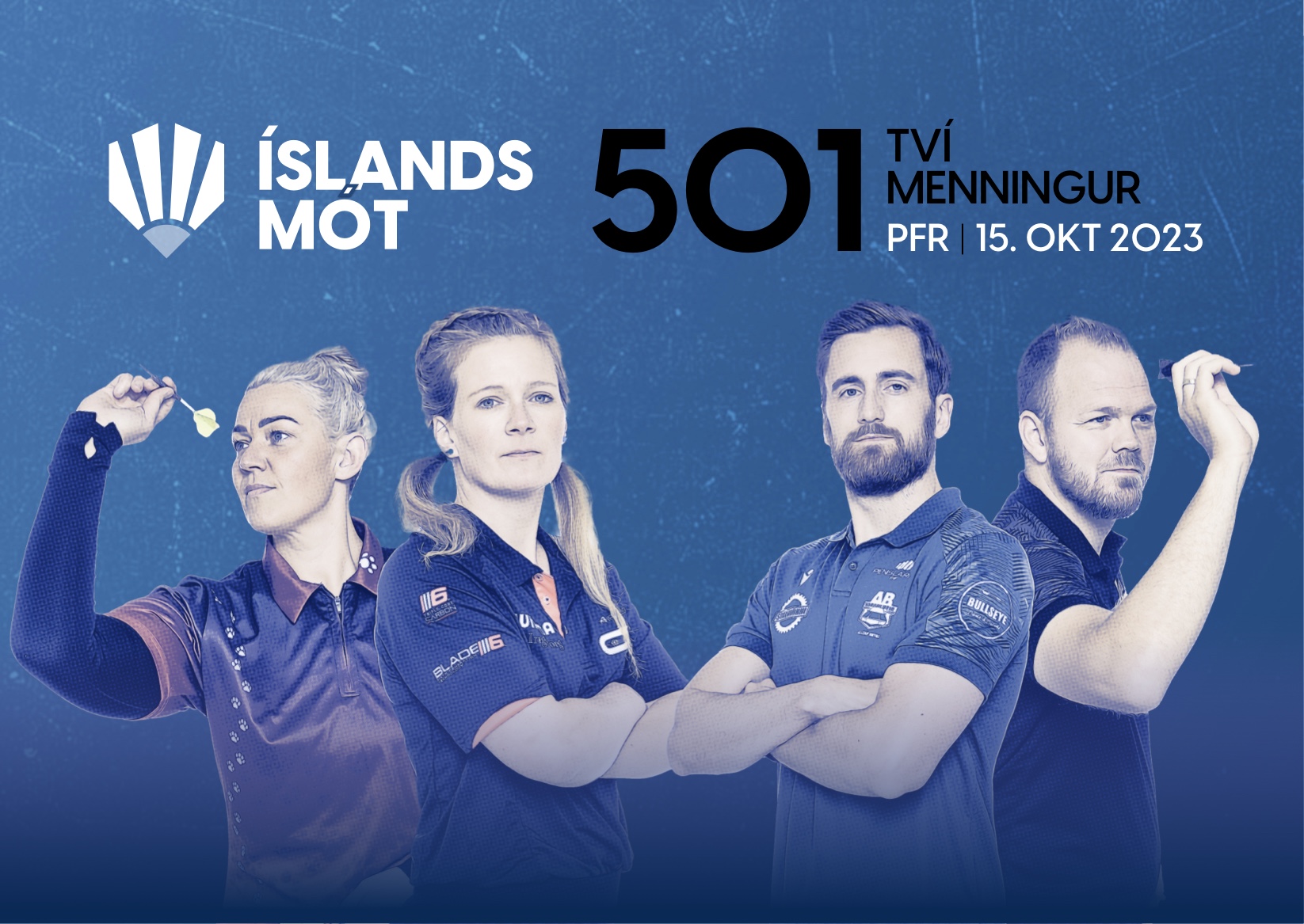 Íslandsmót 501 – Tvímenningur – Beinar útsendingar