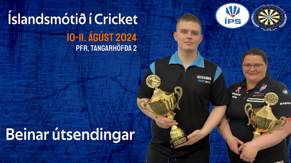 Íslandsmótið í Cricket – Beinar útsendingar