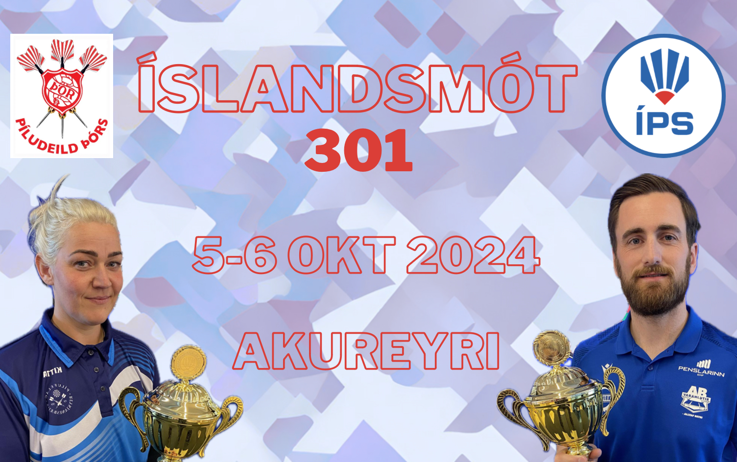 Íslandsmótið í 301 – Beinar útsendingar