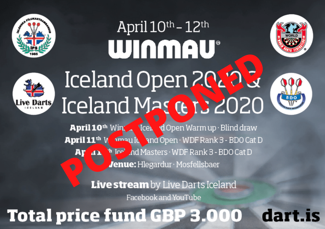 Iceland Open 2020 postponed