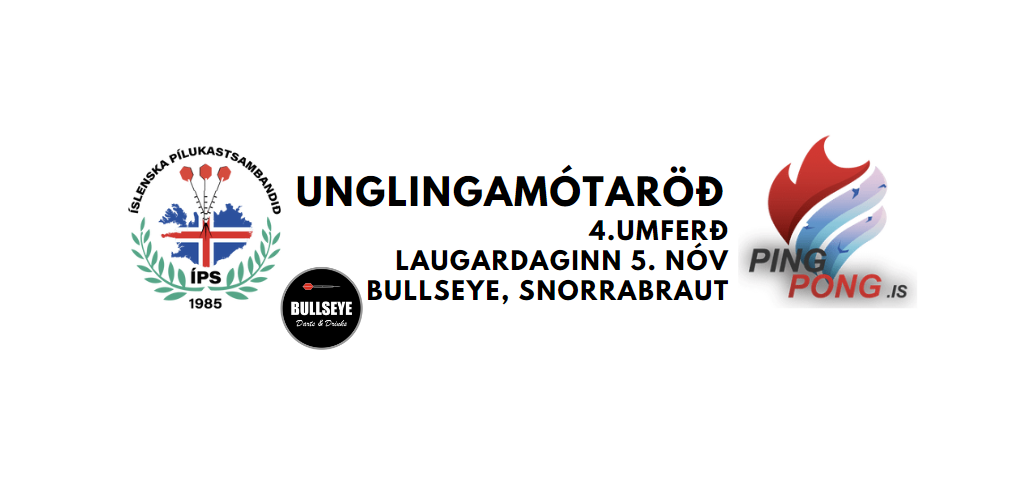Unglingamótaröð ÍPS og PingPong.is – 4. umferð – Skráning