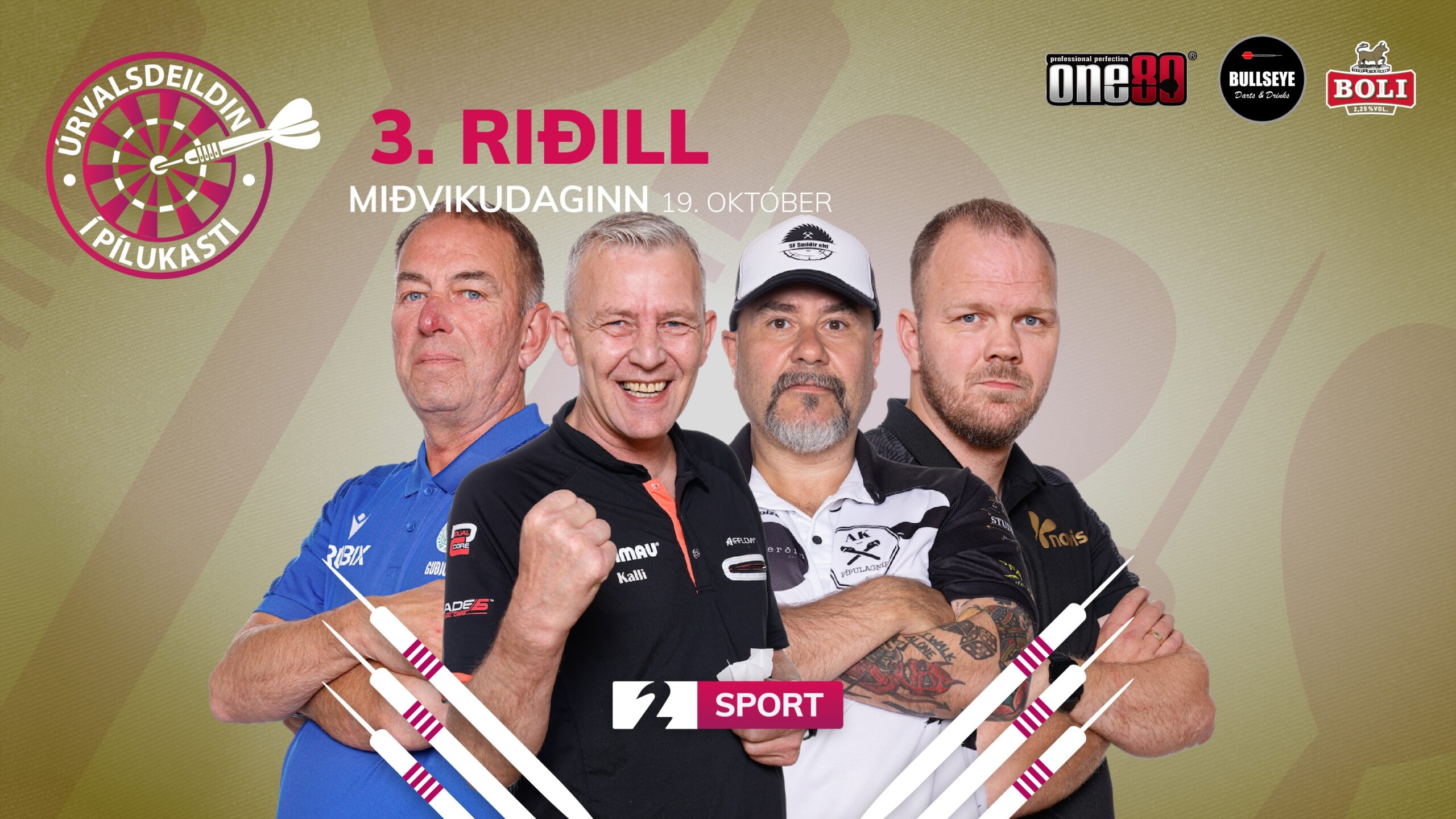 Úrvalsdeildin í pílukasti – Riðill 3 – Úrslit