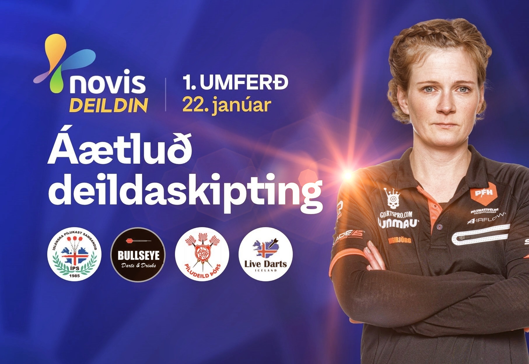1. umferð 2023 – Áætluð deildaskipting